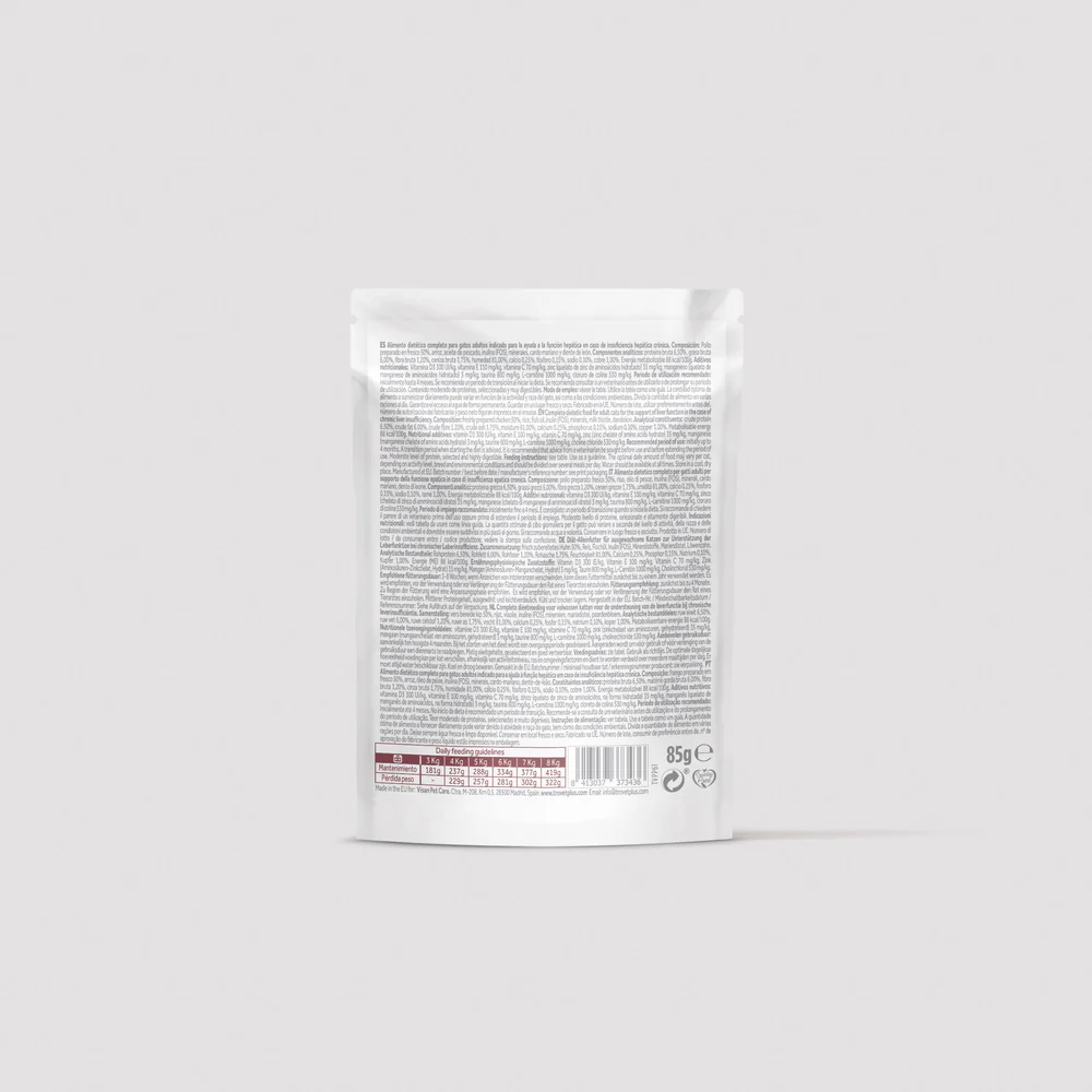 Trovet Plus | Pouch Para Problemas Hepáticos Para Gato | Pollo 85 g


