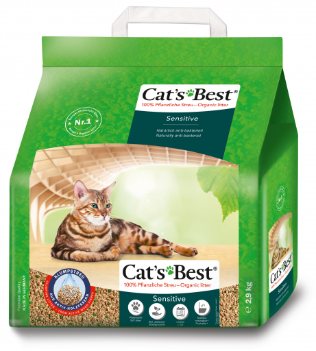 Arena para Gato Cat's Best Sensitive 8 L - 2,9 kg