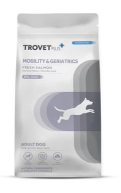 TROVET PLUS ADULT DOG MOBILITY & GERIATRICS SALMON 10 KG