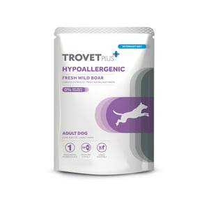 TROVET PLUS POUCH DOG HYPOALLERGENIC WILD BOAR 300 GR