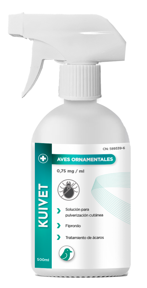 KUIVET Aves Ornamentales 0,75 mg/ml 500 ml – Antiinflamatorio Oral Para Pájaros Y Aves De Compañía

