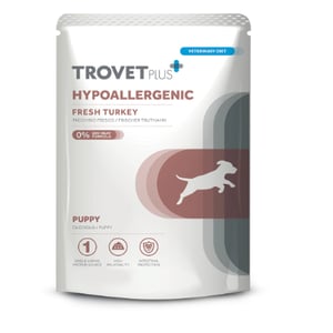TROVET PLUS POUCH DOG PUPPY TURKEY 300 GR