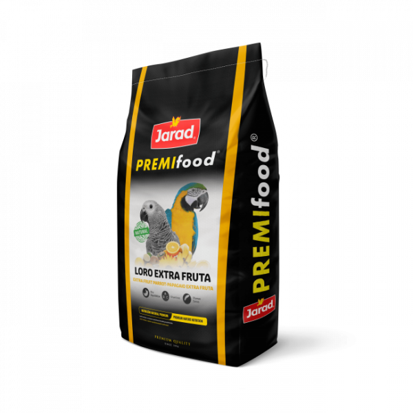 JARAD PREMIFOOD LORO EXTRA FRUTAS 20 KG