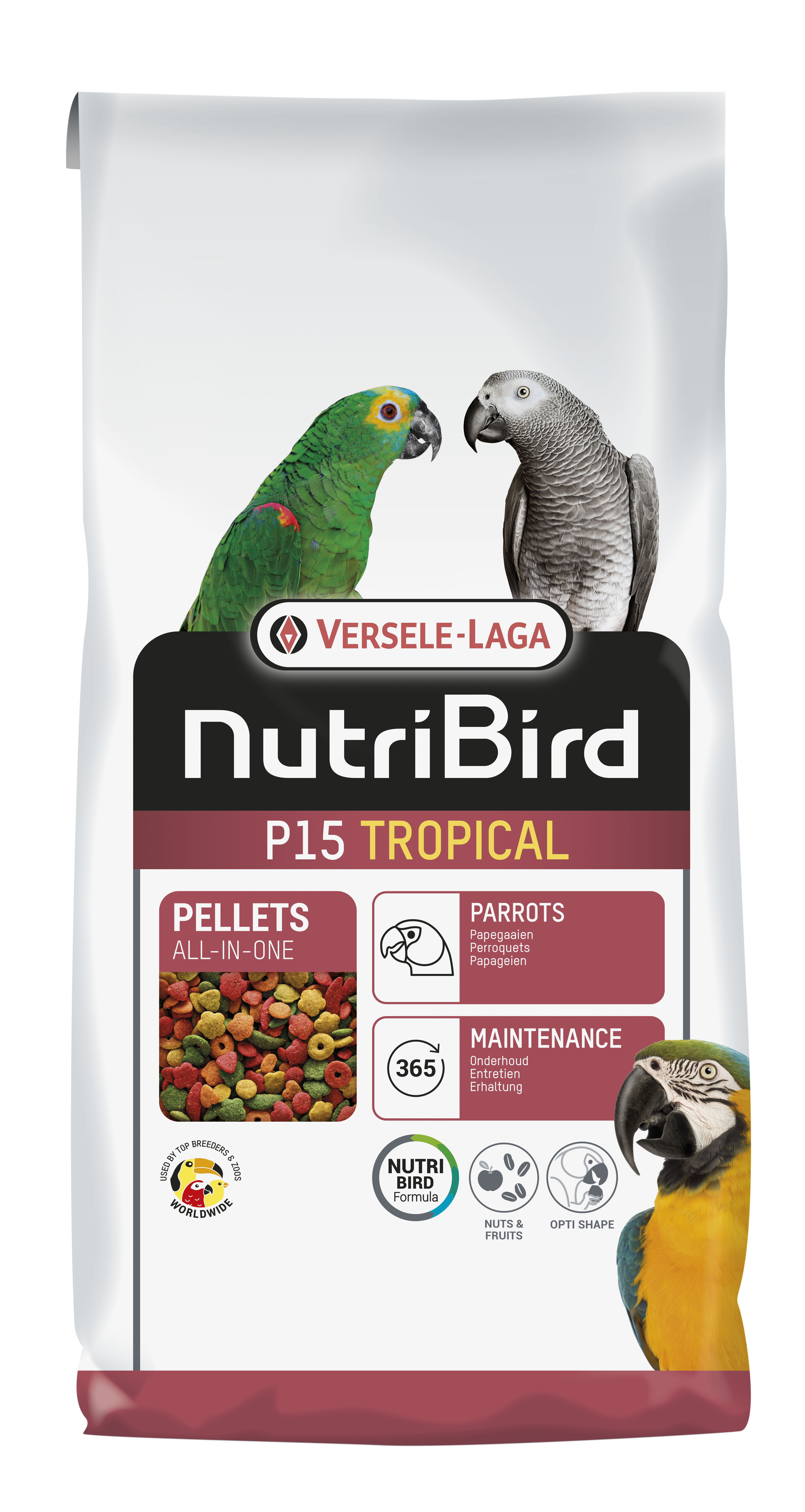 NUTRIBIRD P15 TROPICAL 10 KG