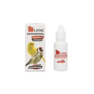 LATAC SERISEROL 20 ml - Suplemento para Aves que Estimula el Celo y Mejora la Fertilidad en Parejas Reproductoras