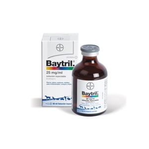 BAYTRIL INYECTABLE 2,5% 50ML