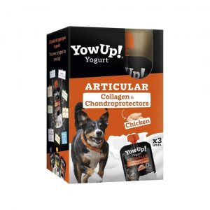 Yowup! Yogurt Articular Sin Lactosa Para Perros Con Pollo Pack 3 Uds 115 Gr