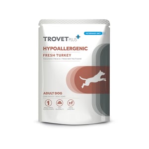 TROVET PLUS POUCH DOG TURKEY 300 GR