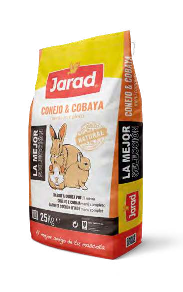 JARAD CONEJOS Y COBAYAS – La Mejor Selección 20 kg – Mixtura Completa para Roedores