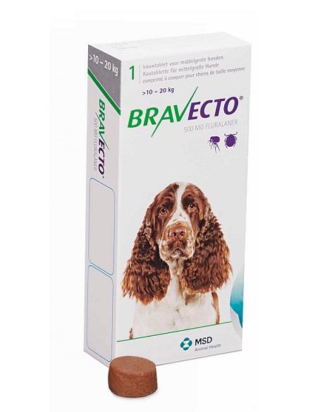 BRAVECTO  500 MG 1 COMP (10-20 KG)