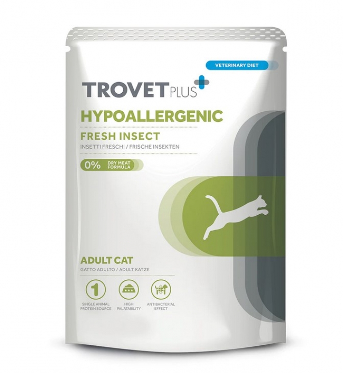 Trovet Adult Cat Hipoalergénico Insecto – Pouch 70 g

