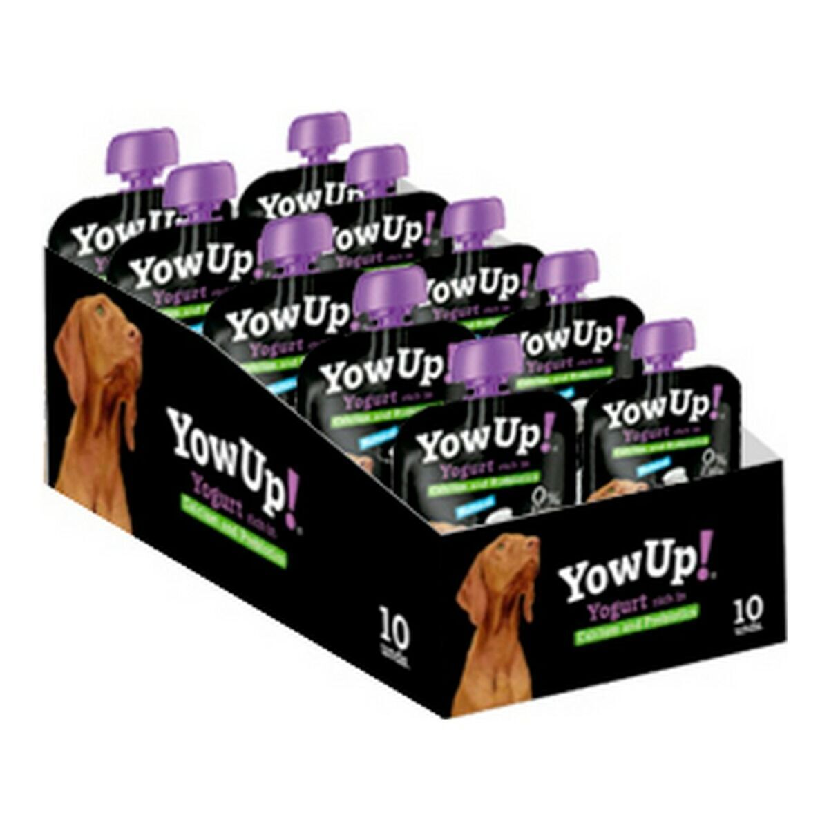 Yowup! Yogurt Natural Para Perros Pack 10 Uds 115 Gr