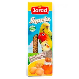 Jarad Snacks Para Agaporni, Periquito Y Ninfas Con Huevo Y Miel 2 Uds