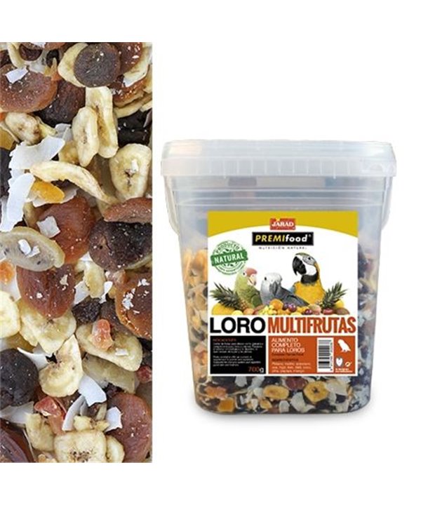 JARAD COCKTAIL MULTIFRUTAS PREMIFOOD 700 grs (UD)