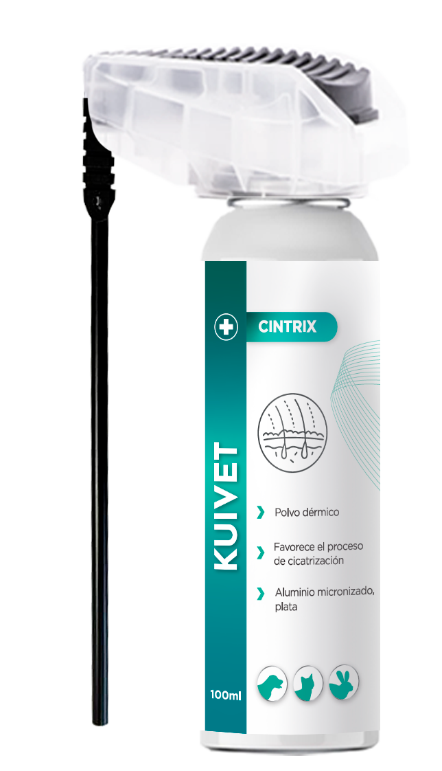 KUIVET Spray Tópico que Favorece la Cicatrización y Regeneración de la Piel en Animales 100 ml