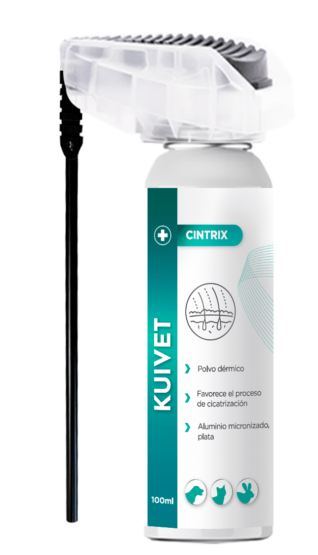 KUIVET Spray Tópico que Favorece la Cicatrización y Regeneración de la Piel en Animales 100 ml