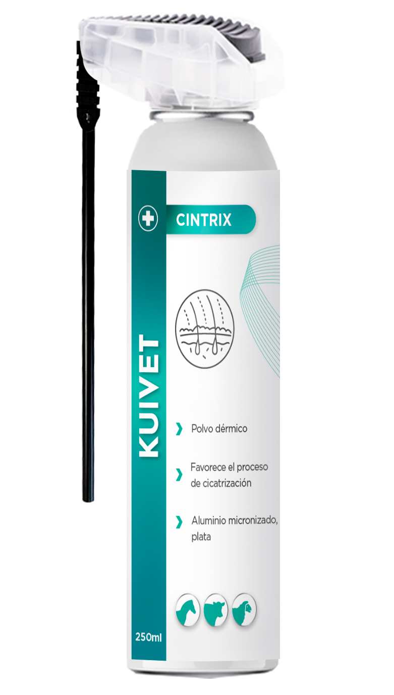 KUIVET Spray Tópico que Favorece la Cicatrización y Regeneración de la Piel en Animales 250 ml
