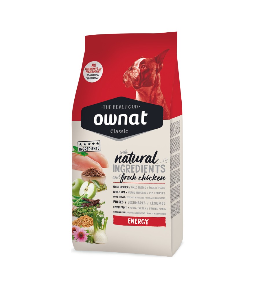 Ownat Classic Energy | Pienso natural para perros activos y enérgicos