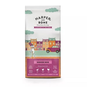 Harper & Bone Senior & Light Flavours Farm – Pienso Natural para Perros Mayores o con Sobrepeso de Todas las Razas (Pato, Pollo y Pavo – 12 KG)
