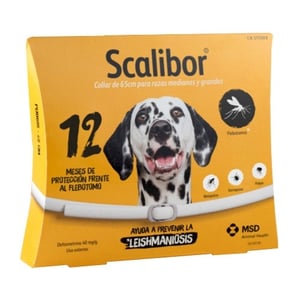 Scalibor Collar Antiparasitario 65 cm – Protección Efectiva contra Pulgas, Garrapatas y Mosquitos