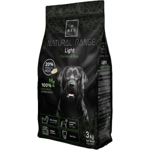 Rex Natural Range Light Pollo y Arroz 3 kg
