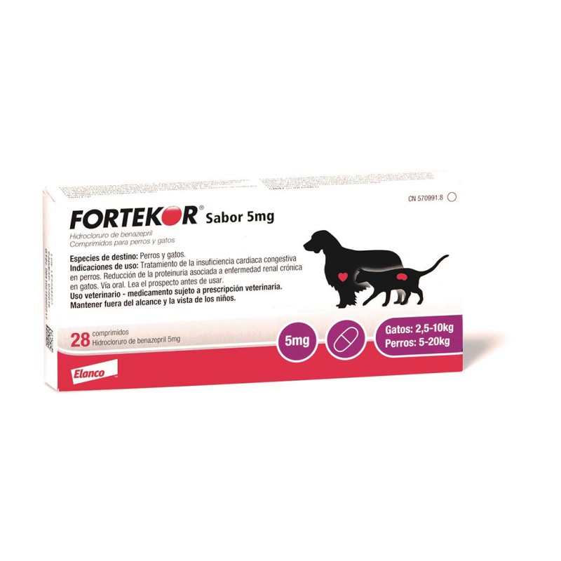 FORTEKOR SABOR 5 MG 28 COMPRIMIDOS
