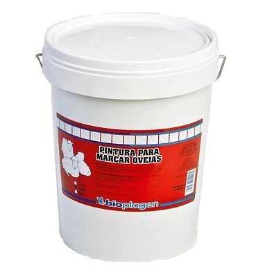 PINTURA OVILAN ROJA 5 KG MARCAR OVEJA