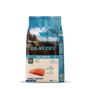 BRAVERY SALMON MINI PUPPY SMALL BREED 600 G