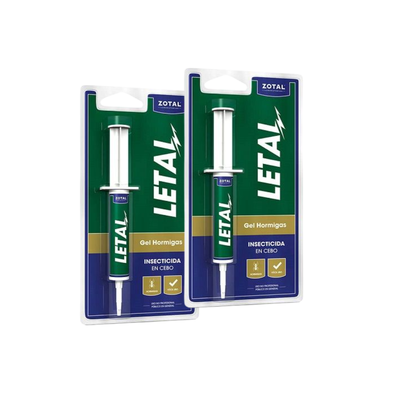 Pack 2 Zotal Letal Gel Hormigas 10g – Cebo Eficaz para Eliminar Colonias
