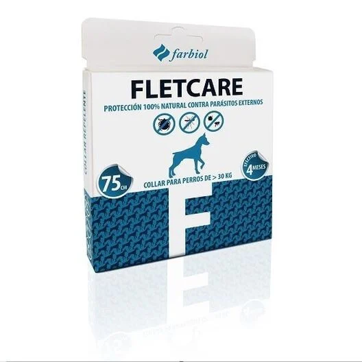 Fletcare Collar para Perros 75 cm – Protección Antiparasitaria Duradera para Perros Grandes