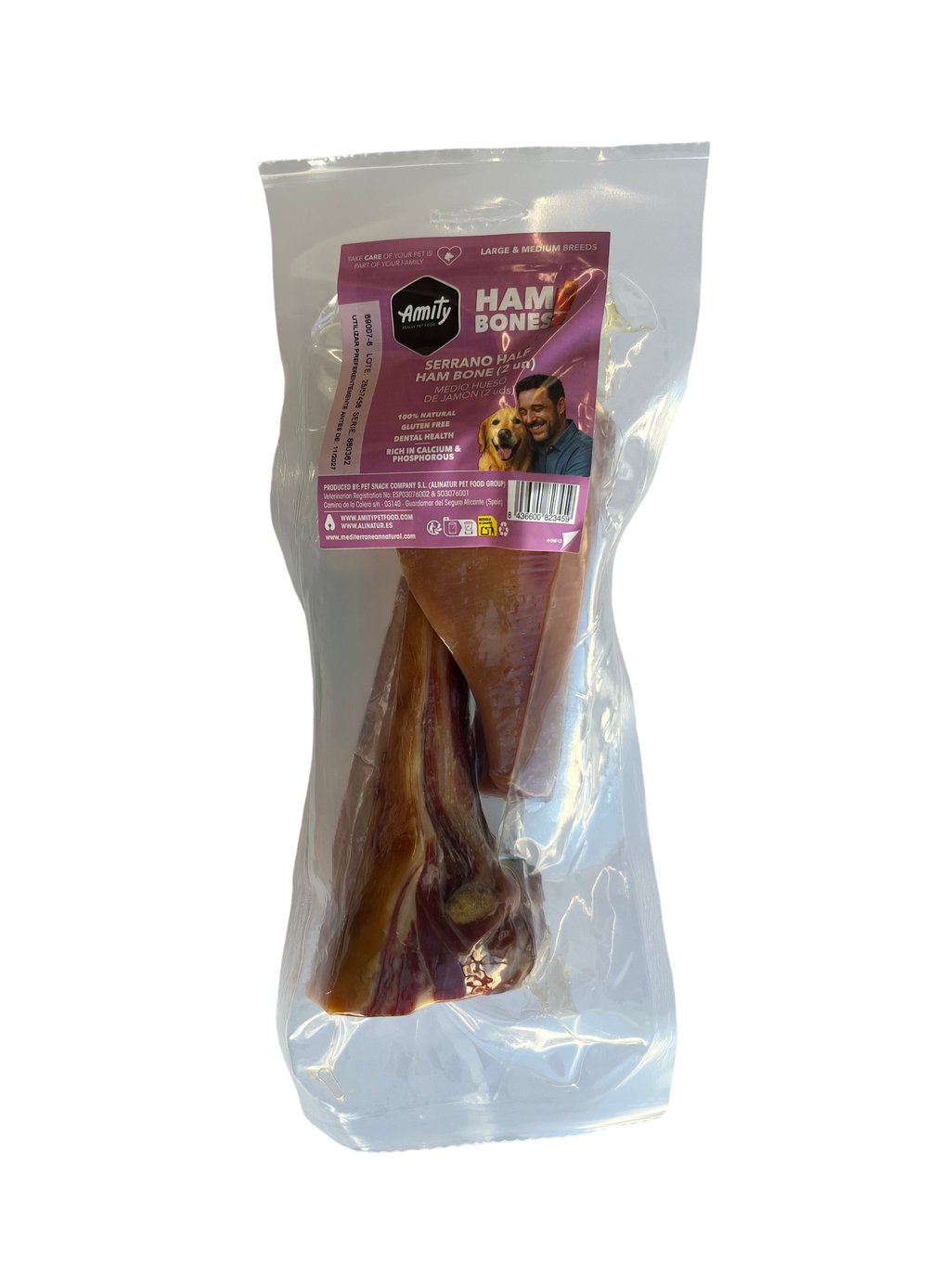 AMITY MEDIO HUESO DE JAMON SERRANO (2 UDS)