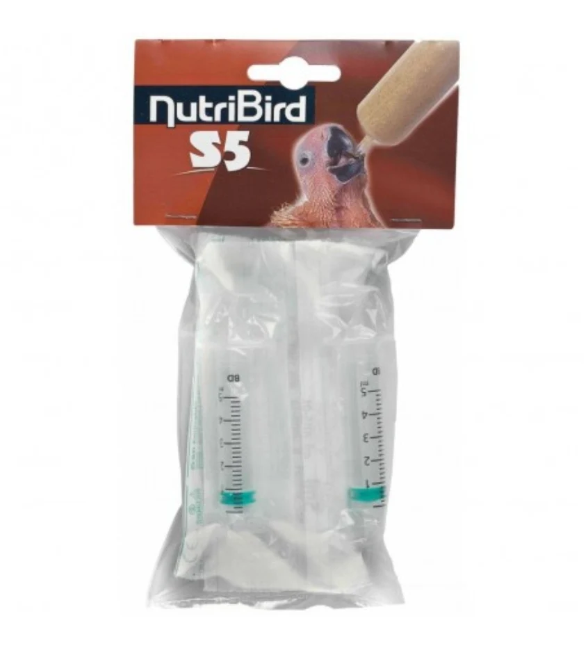 Nutribird S5 | Jeringas Para Nutrición o Medicina 5 ml | 6 Unidades