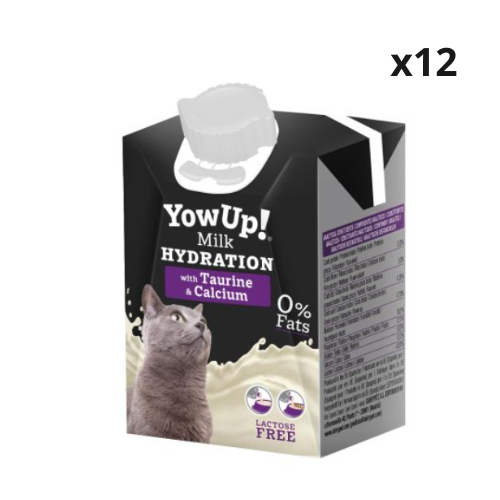 YowUp Milk Cat 200 ml – Caja con 12 Unidades | Leche Nutritiva para Gatos