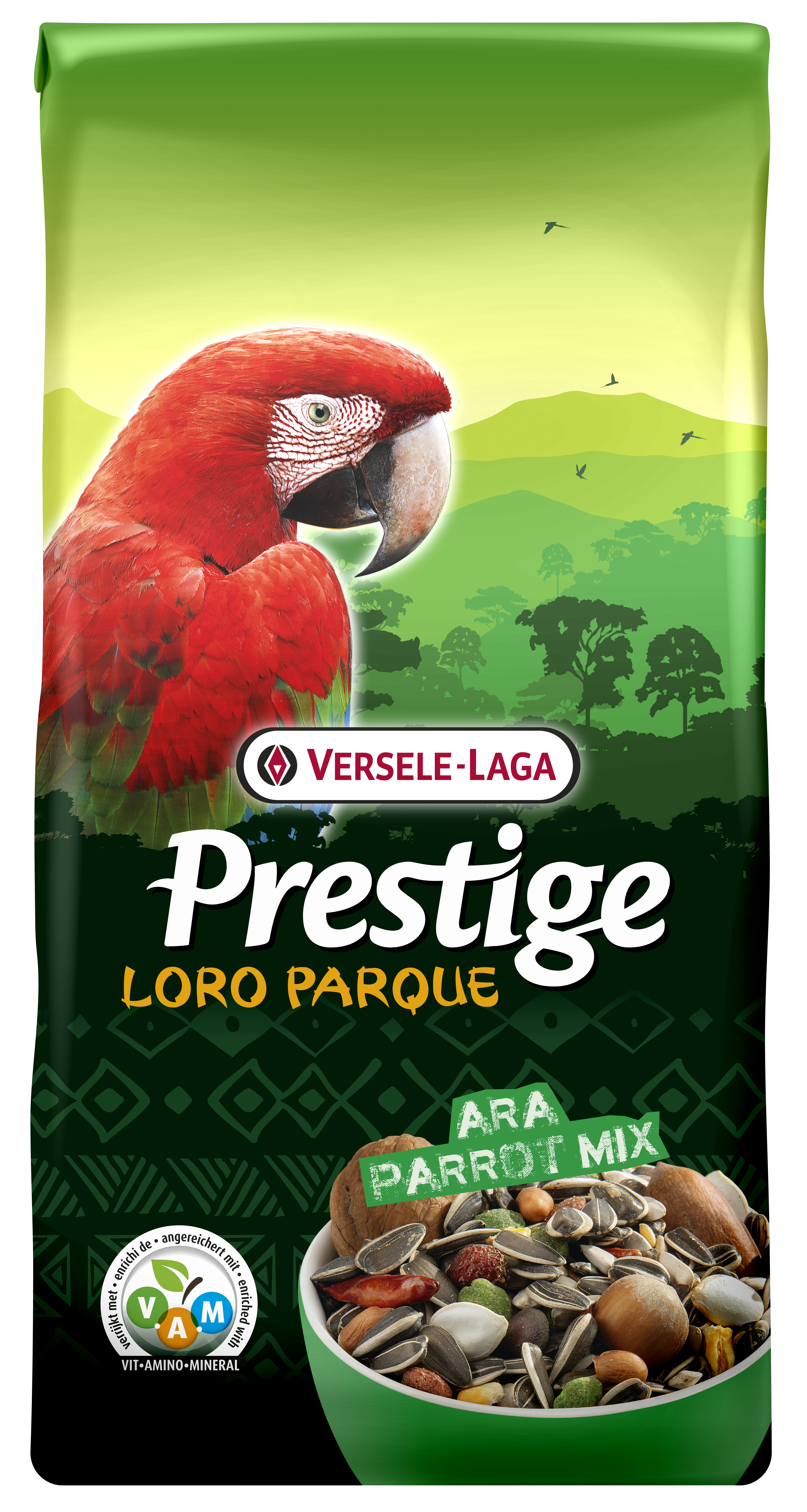 Hispalgan PRESTIGE LORO PARQUE MIX LOROS GUACAMAYOS 15 KG