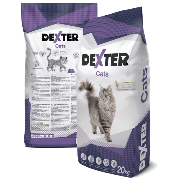 Dexter | Pienso Completo Para Gatos Adultos | 20 kg