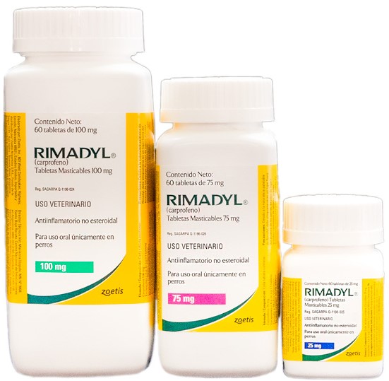 RIMADYL MASTICABLE 100 MG. 20 cpdos.