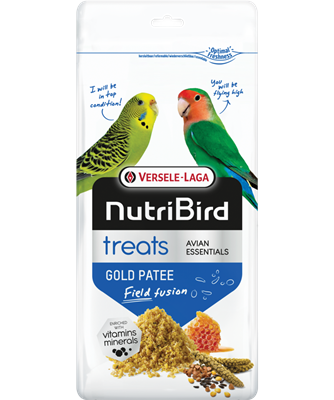 Nutribird Treats Gold Patee Field Fusion | Complemento Dietario de Cualquier Ave 250 g