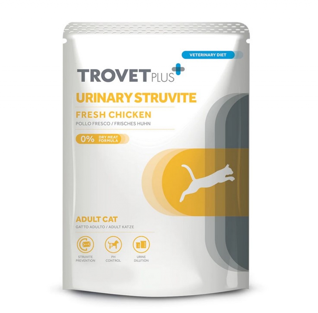 Trovet Plus Urinary Struvite Cat Pollo – Alimento Húmedo para Gatos 70 g

