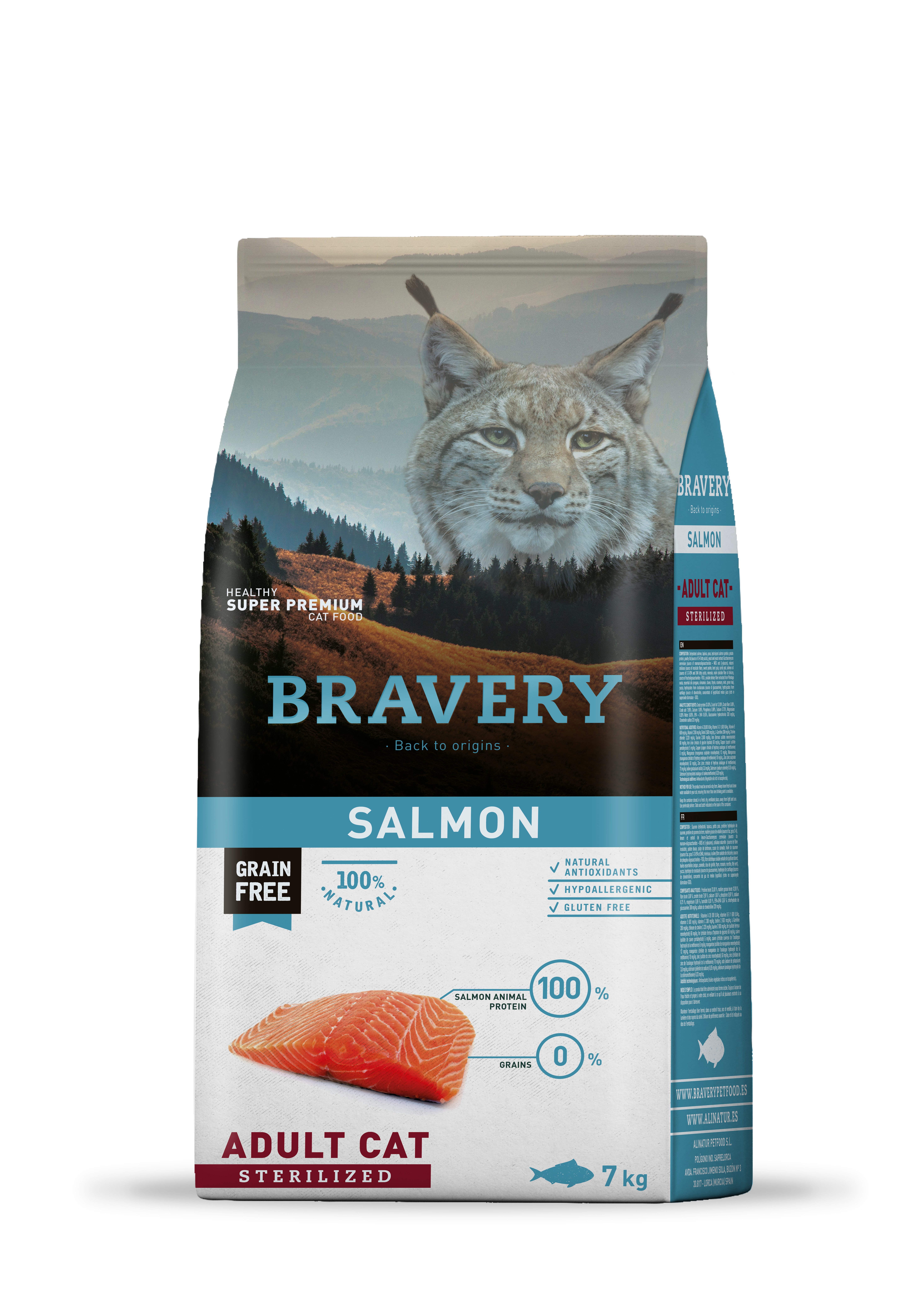 BRAVERY SALMON ADULT CAT STERILIZED 7 KG