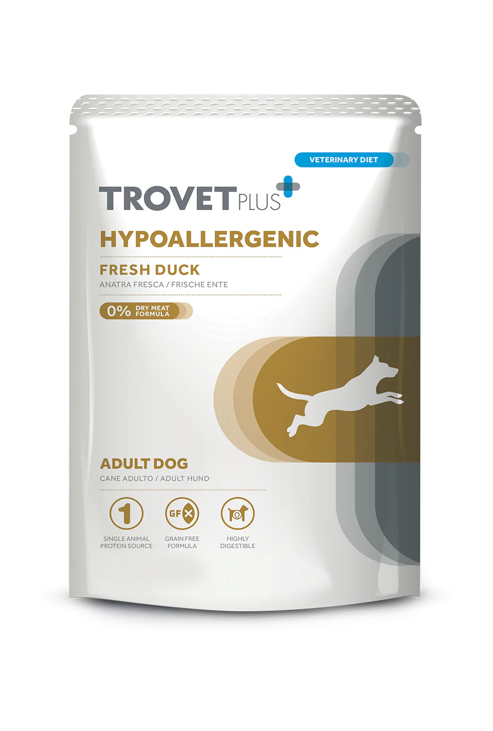 Trovet Pouch Perro Hipoalergénico de Pato – 300 g

