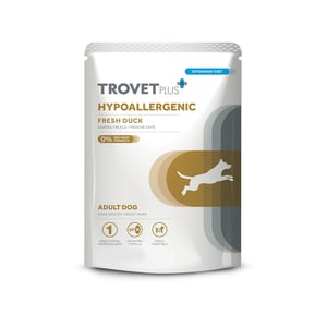 TROVET PLUS POUCH DOG HYPOALLERGENIC DUCK 300 GR