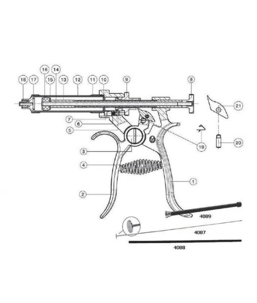 MANGO DIENTE ROUX 10-30-50 ML. Nº 2