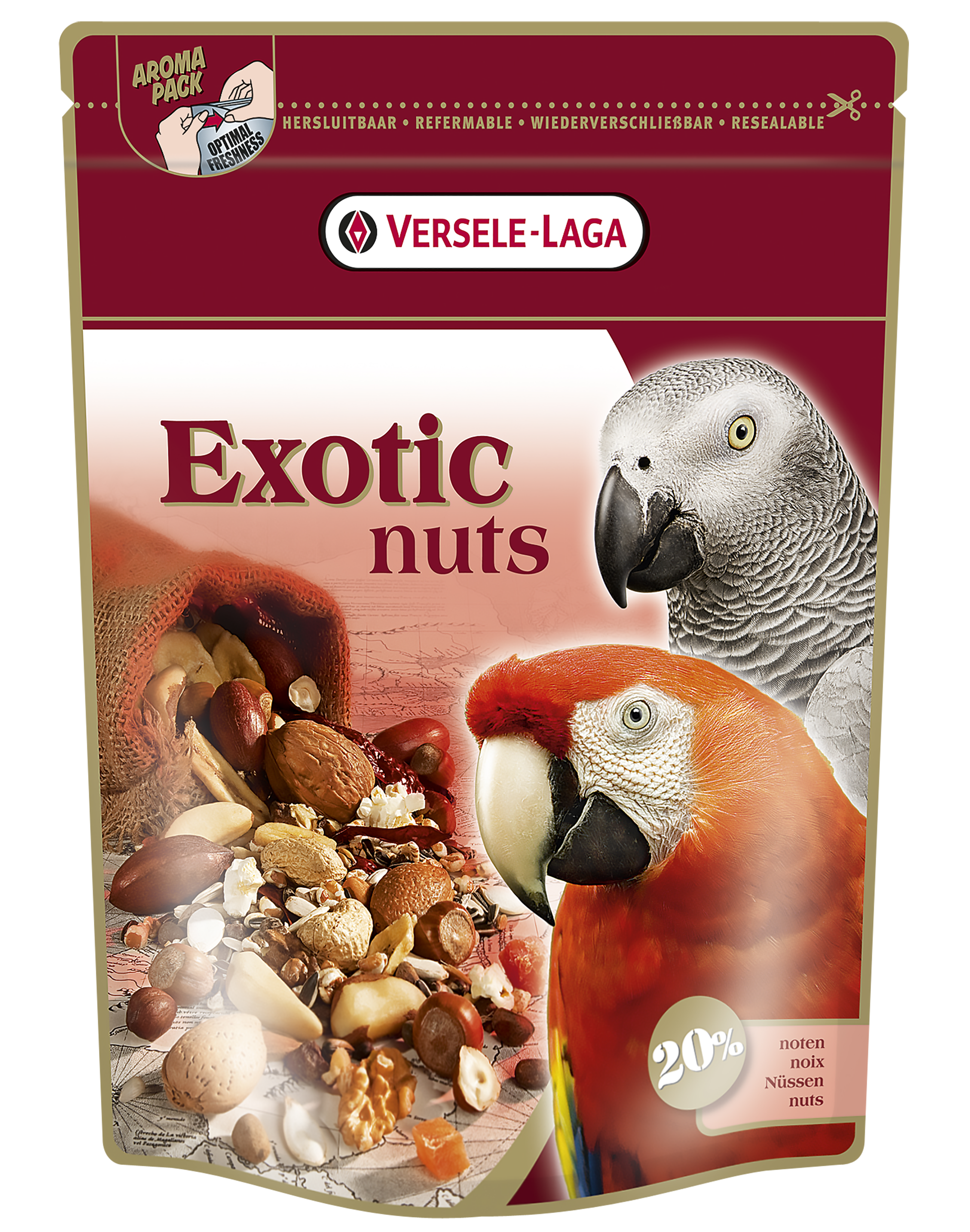 PRESTIGE PREMIUM MIX NUECES EXÓTICOS LOROS 750 G