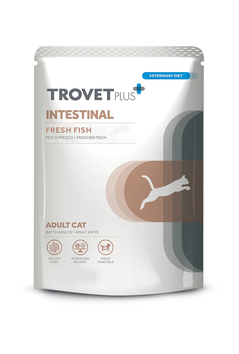 Trovet Plus | Pouch Para Problemas Intestinales Para Gato | Pescado Blanco 85 g


