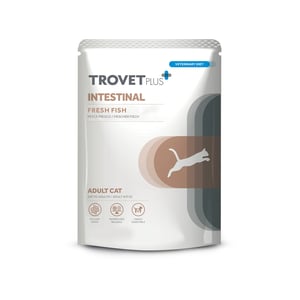 TROVET PLUS POUCH CAT INTESTINAL WHITE FISH 85 GR