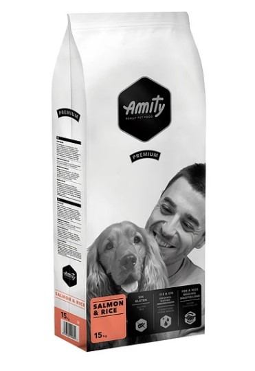 AMITY PREMIUM SALMON & RICE 15 KGS