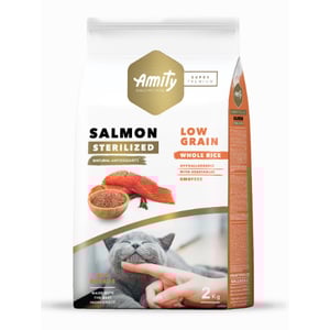 AMITY SUPER PREMIUM STERILIZED CATS SALMON 2KG