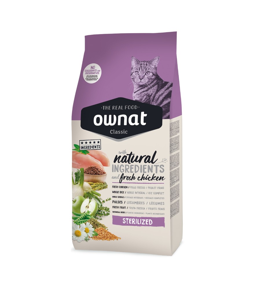Ownat Classic Sterilized | Pienso natural para gatos esterilizados
