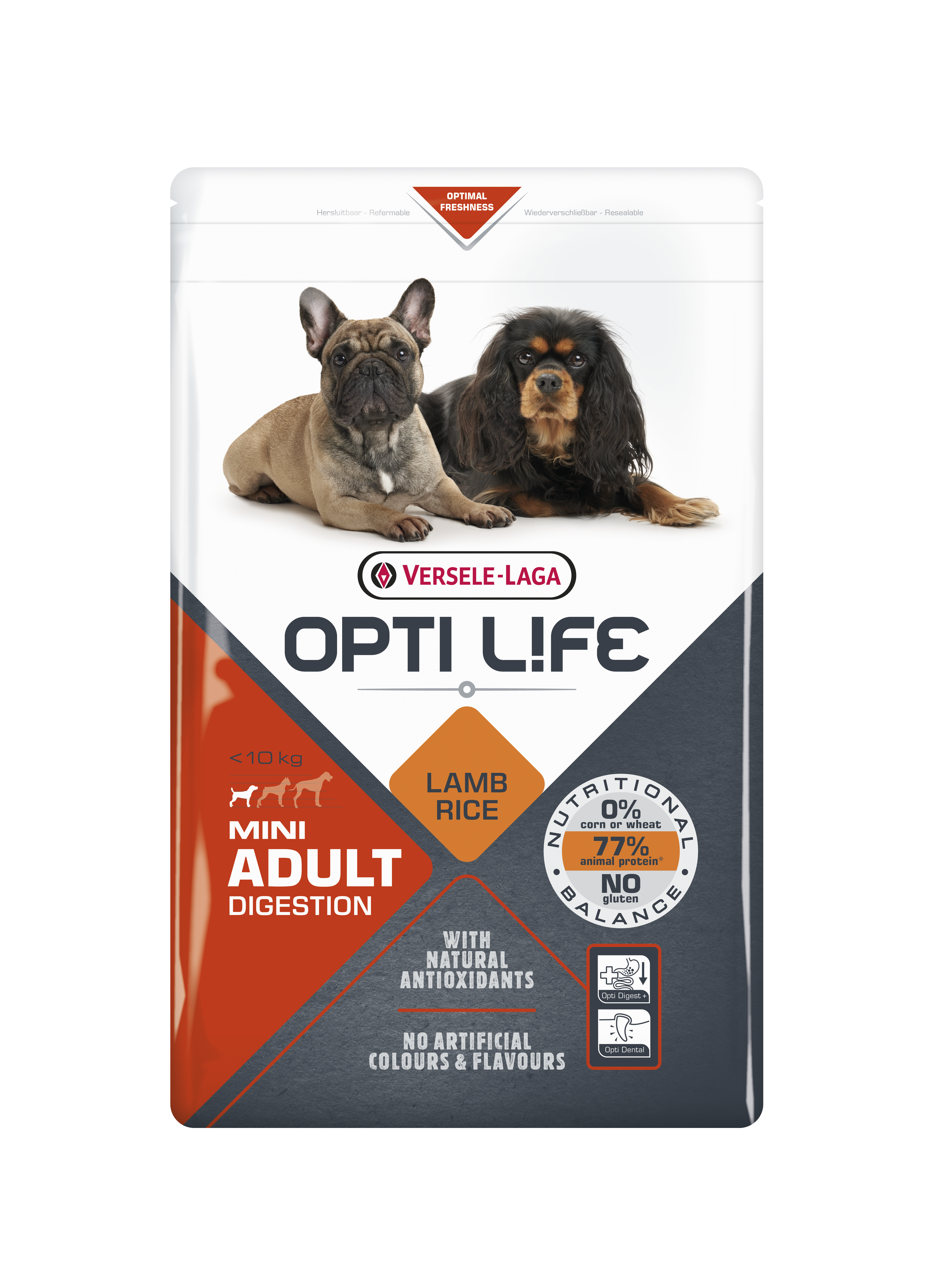 OPTI LIFE ADULT DIGESTION MINI 2,5 KG