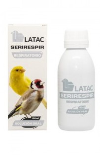 LATAC SERIRESPIR 150 ml – Salud Respiratoria y Prevención - Complemento Natural para Aves 

